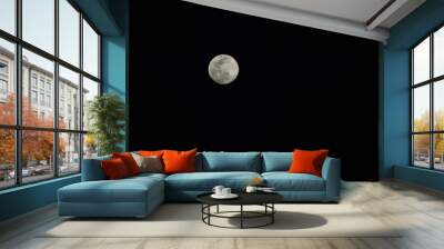 moon in the sky Wall mural