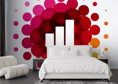 Abstract vector design elements for graphic layout. Modern busin Wall mural