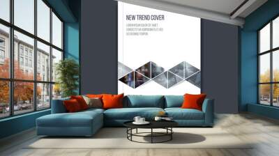 Business cover design, abstract brochure template, report, flyer Wall mural