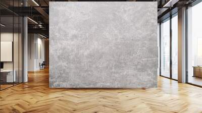 Texture of polished concrete background. Old gray concrete texture. Empty rough construction cement wall or floor background. Abstract backdrop, top view, copy space. Wall mural