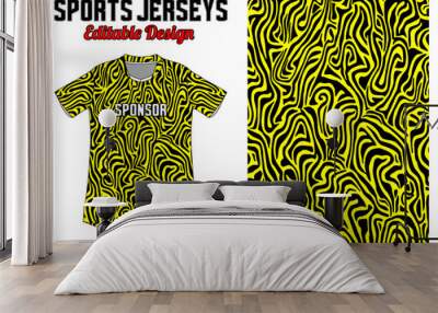 sport uniform abstract pattern background design Wall mural