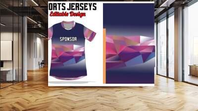 sport uniform abstract pattern background design Wall mural