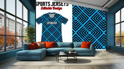 sport uniform abstract pattern background design Wall mural