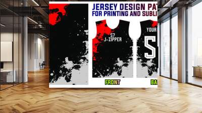 sublimation printing jersey fabric background vector design for sports team uniforms Wall mural