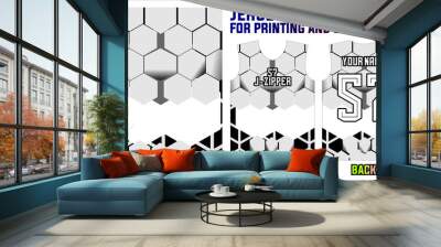 sublimation printing jersey fabric background vector design for sports team uniforms Wall mural