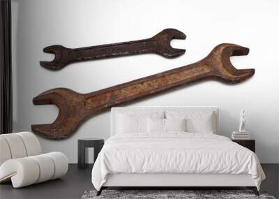 old rusty wrench Wall mural