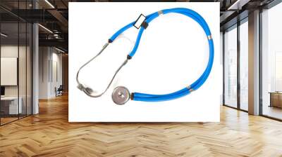 Stethoscope isolated on white Wall mural