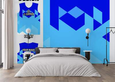 vector design pattern for jersey printing and sublimation fabrics. suitable for sports team uniforms Wall mural