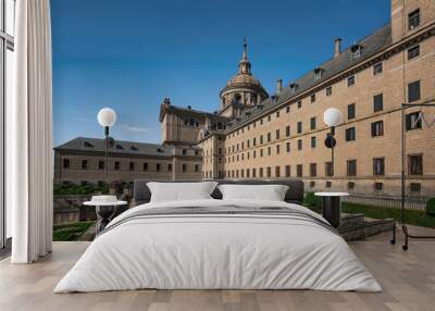 Basilica and Monastery of El Escorial and Gardens of the Friars - San Lorenzo de El Escorial, Spain Wall mural