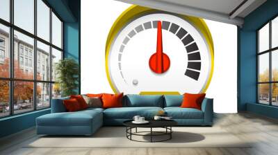 gauge meter icon Wall mural