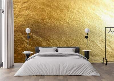 Background texture paper metal gold foil Wall mural