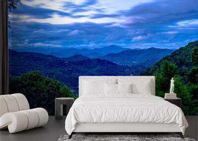 beautiful nature landscape scenes at maggie valley north carolina Wall mural