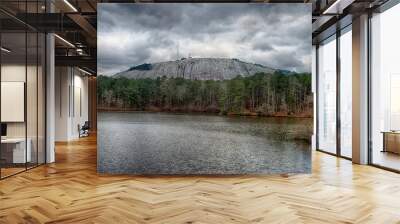 view of stone mountain near atlanta georgia usa Wall mural