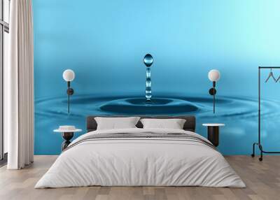 Water drop Wall mural