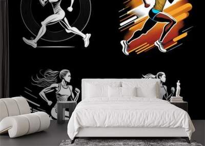 Logo/brand concept illustration  Wall mural