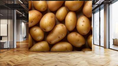 potato repeated pattern Wall mural