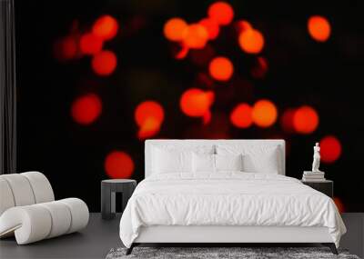 Bokeh blurry- beautiful spark Wall mural