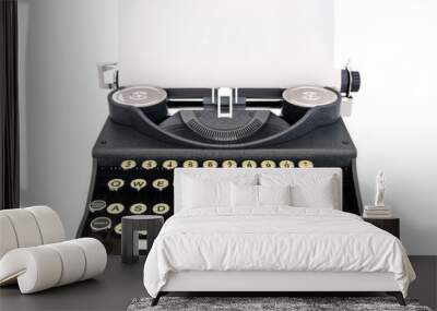 retro vintage typewriter with paper, room for text Wall mural