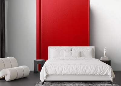 red book isolated on white Wall mural