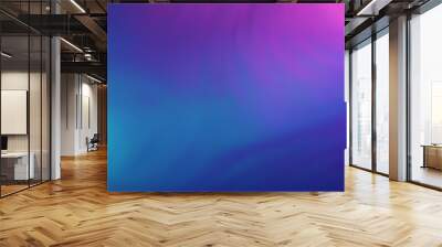 abstract background with smooth lines in blue and purple colors, beautiful gradient Wall mural