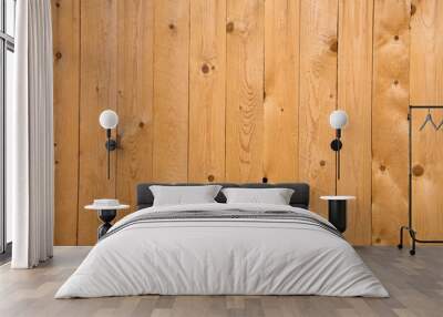 Wood plank brown texture background Wall mural