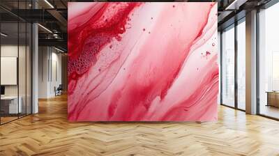 Abstract acrylic background featuring marble style with paint stroke texture Ideal for web and game design showcasing grunge mud art in a macro image of a hand painted canvas with surrealistic ele Wall mural