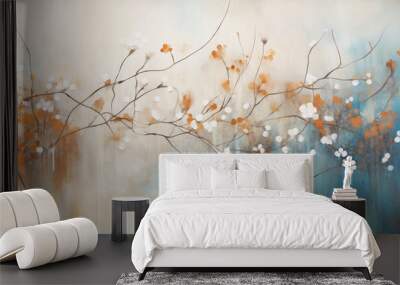 Abstract Floral Impressionism Artwork
 Wall mural