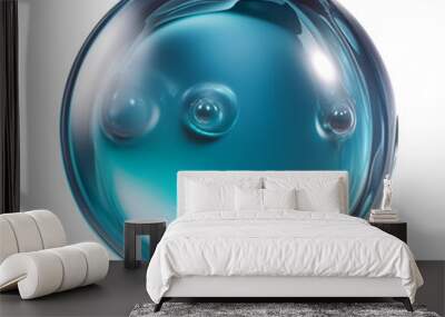 Abstract Spherical Bubble Structure
 Wall mural