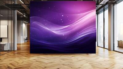 Cosmic Waves in Deep Space Wall mural