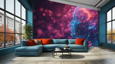 Digital Mind Concept
 Wall mural