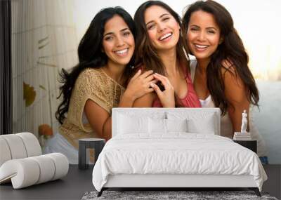 beautiful latin women Wall mural