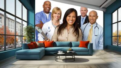 Health Care Professionals Wall mural