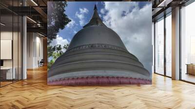 Stupa in srilankan temple Wall mural