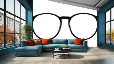 isolate eye glasses Wall mural