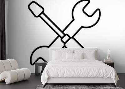 repair tools icon Wall mural