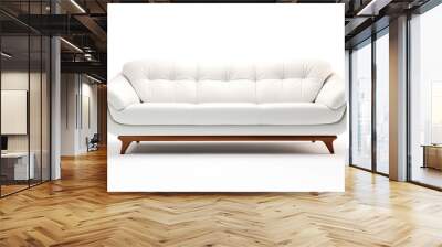 House couch sofa comfort isolated on pure white background Wall mural