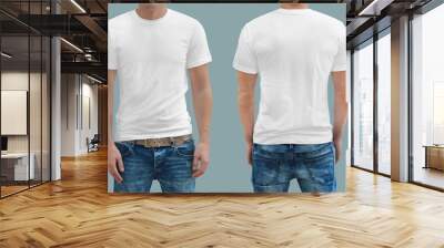 T-shirt template Wall mural