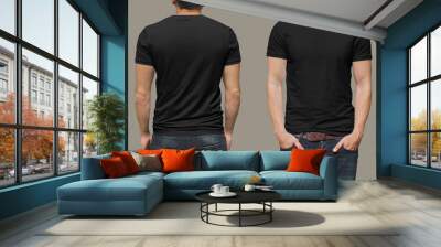 t-shirt template Wall mural