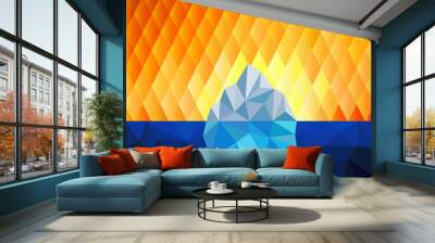 Iceberg Wall mural