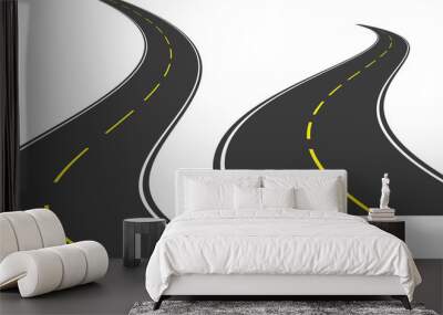 road Wall mural