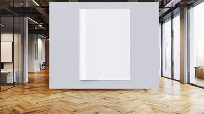 Blank vertical booklet cover Wall mural