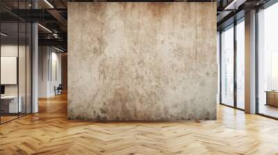 old white wall with brown stains as background Wall mural