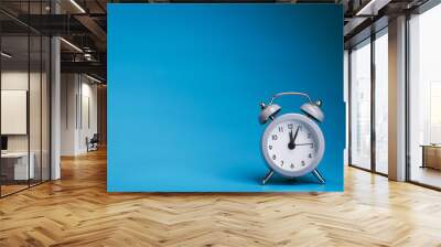 alarm clock on background Wall mural