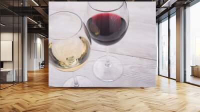 red and white wine Wall mural