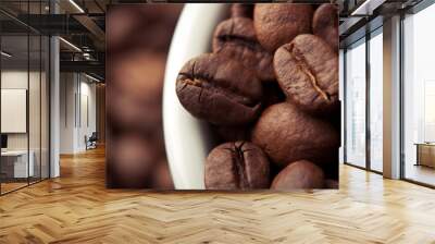 roasted beans background Wall mural