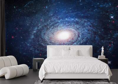 Galaxy and constellation in deep space. Stars and far galaxies. Wallpaper background. Sci-fi space wallpaper. Elements of this image furnished by NASA Wall mural