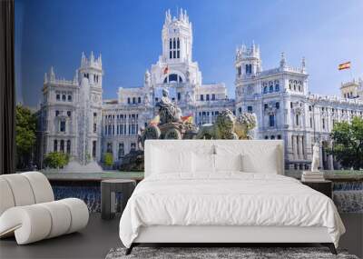 Cibeles fountain in Madrid, Spain Wall mural