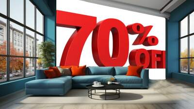 70 Percent Off Wall mural