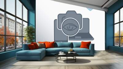 Camera in modern devices Wall mural