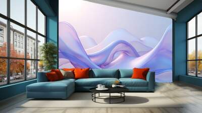 Abstract colorful shape Wall mural